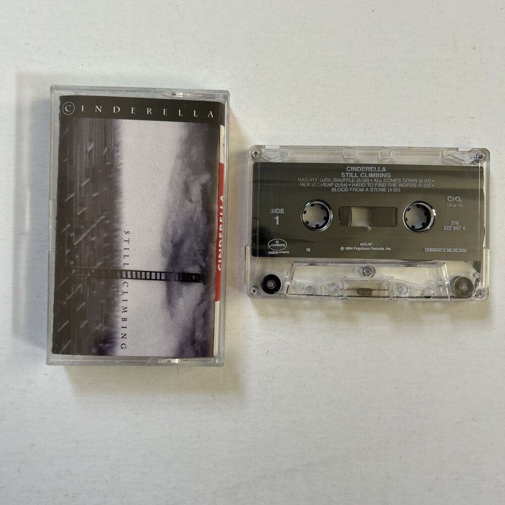 Cinderella Still Climbing Cassette Tape 1994 PolyGram Records Tested 314522947-4